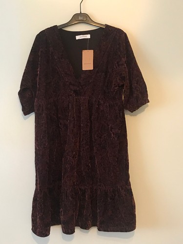 Robe neuve velours 40 - neuve, t.40