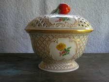 Meissen Reticulated Lidded