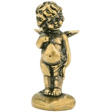  Figurine Chérubin Décor De Cupidon Ornements Bureau Statue Laiton