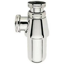 Siphon laiton chromé brillant pour lavabo