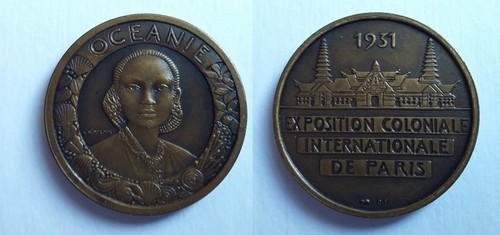 Médaille exposition coloniale - médaille,