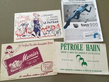 lot  4 anciens buvards