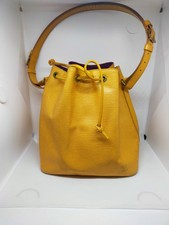 sac vintage  louis Vuitton noé épi jaune