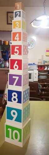 Cubes educatifs bois janod - cubes,