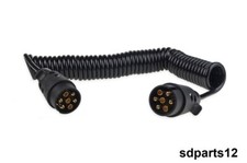 Rallonge de Remorquage 6 mètres 2 Prises Mâle 7 broches 12V Remorque Porte-velos