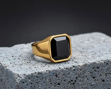 Bague chevalière vintage - , en
