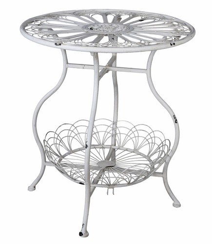 Table blanc jardin - table, de