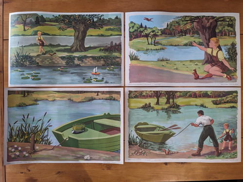 Lot affiches scolaires - de,