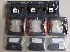 Lot de 3 Legrand 84342 85983 82340 RJ45 CAT6 Sagane Xélio Graphimat bois Acajou