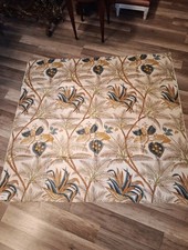 Coupon Tissu D'éditeur Coton Style Indienne XVIIIe 120 x 120 cm 