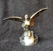 ancienne mascotte pour radiateur voiture de luxe,femme ailée