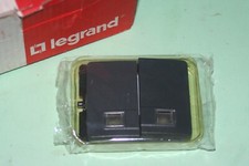 Legrand Sagane double manettes à voyant plexo gris 864 06