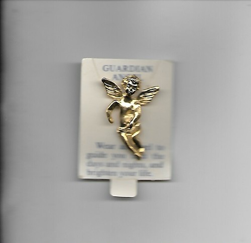 Large guardian angel - guardian, pin