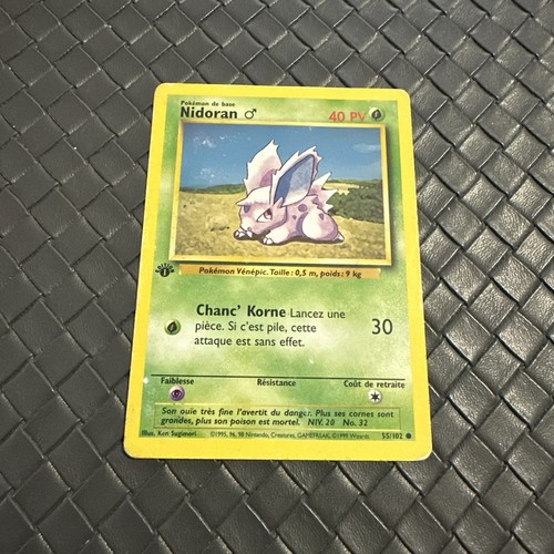 Carte pokémon nidoran 102 - carte,