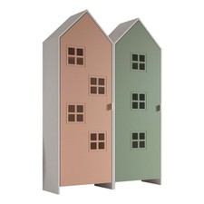 Pack - 2 Armoires Enfant "Casami Bruges" 171cm Rose & Vert