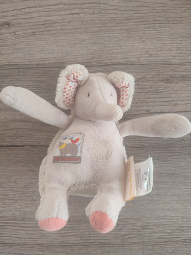 Doudou petit elephant gris