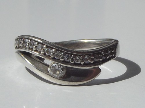 Bague argent 925 solitaire - bague,
