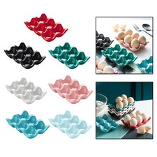 Réfrigérateur en céramique vitré par plateau d'oeufs de 6 trous pour le