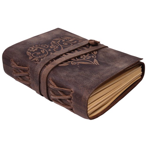 Carnet notes ligné cuir - notes,