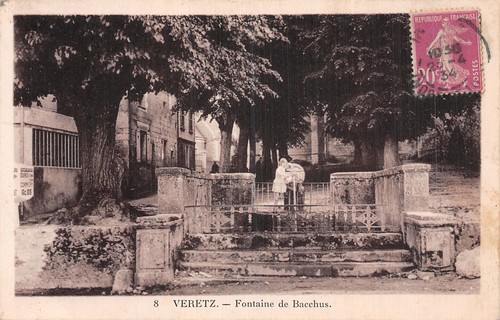 Veretz fontaine bacchus - veretz,