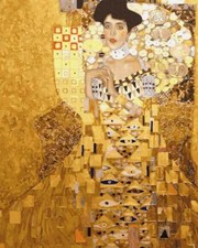 Peinture par numéros sans cadre portrait d'Adèle Bloch-Bauer et Gustav Klimt