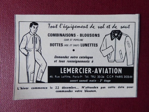 1963 pub lemercier aviation - pub,