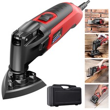 AREBOS Outil multifonction à changement rapide Découpeur-ponceur 300 W