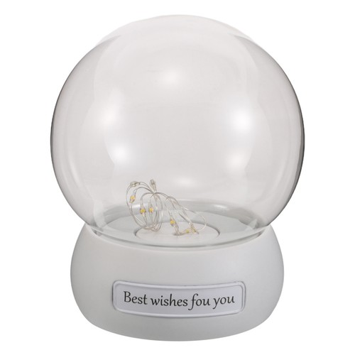 Boule cristal fleur - , de