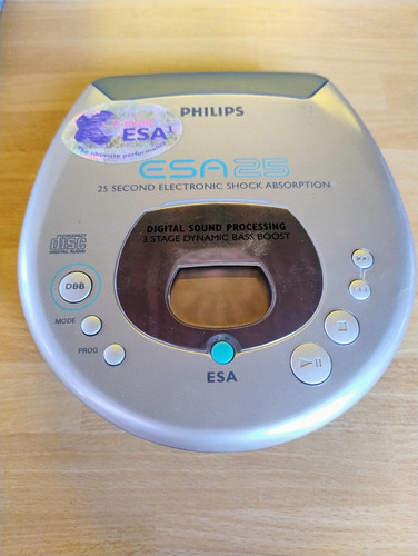 Walkman philips esa25 - cd,