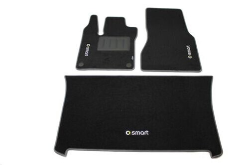 Tapis moquette coffre smart - coffre,
