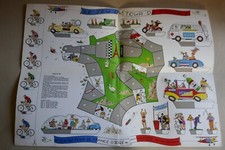 JEU du TOUR de FRANCE sur carton 1984 vélo cyclisme