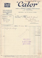 69 LYON fabricant CALOR 1924