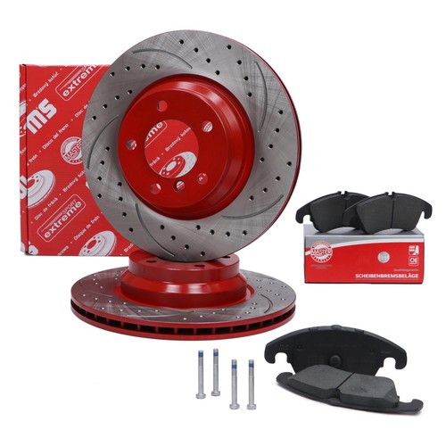 Kit disques plaquettes avant - disques,