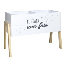 Bibliothèque Enfant "Il Était une Fois" 60cm Blanc
