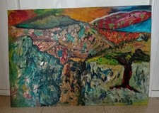 La Vallée Des ombres Huile