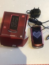 téléphone portable motorola Gleam + Dans Sa Boîte. Fonctionnel Mais Écran HS