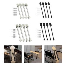 4 Pcs Pieds de Table Pliants