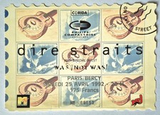 Dire Straits live ticket de