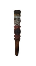 Statue Sculpture Bois Personnage Pilon africain Igbo