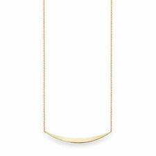 Collier Bar Crescent Poli 18"