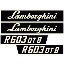 Lamborghini R 603 DT B Kit d'Autocollants Aftermarket pour Tracteur Décalcomanie