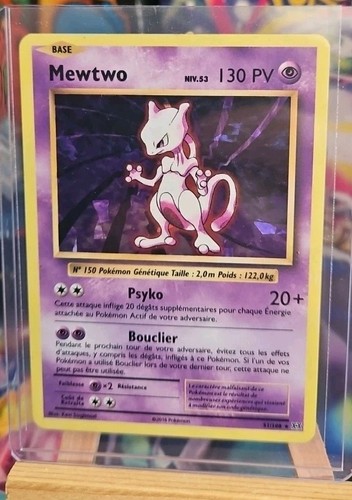 Carte pokémon mewtwo - pokémon,