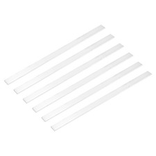 6 barres plates en aluminium