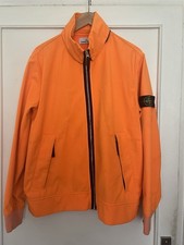 Veste Stone Island Orange fluo, taille XL￼