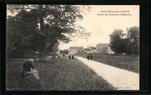 Cpa aulnay sous - cpa, parc