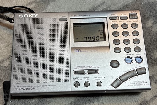 Sony icf sw7600gr radio - sony,