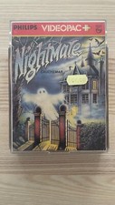 Jeu Videopac n°53 Nightmare, testé et fonctionnel, complets avec boitiers et liv