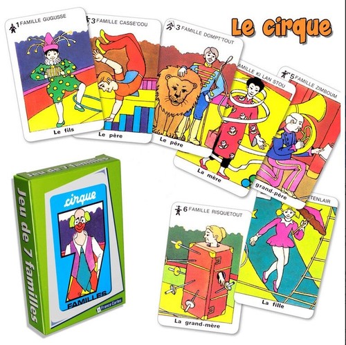 Jeu familles cirque - de, 7