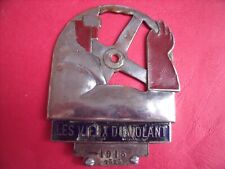 plaque badge de calandre "les