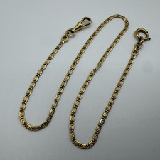 ancienne chaine de montre à gousset en plaqué or